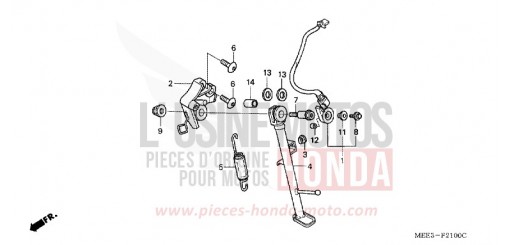 BEQUILLE CBR600RR3 de 2003